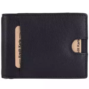 A collection of bifold wallets in various colors, materials, and designs, including leather, synthetic materials, and canvas. The wallets feature card slots, bill compartments, coin pockets, ID windows, and zipper or velcro closures. The wallets come in classic and modern styles, and range from slim and simple to more elaborate designs.