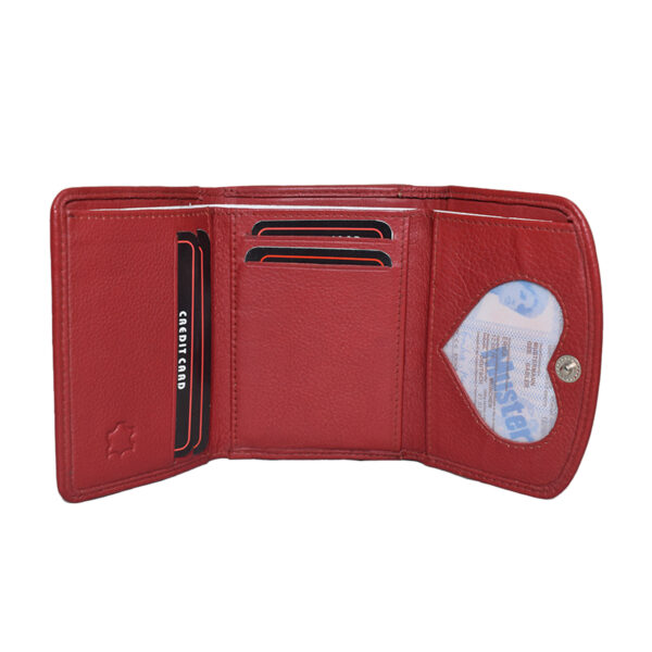 Red leather purses for Global Trade - 8616